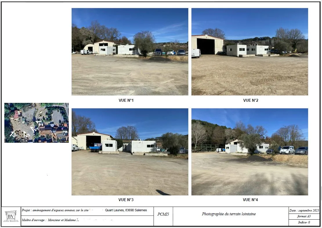 Permis de construire - aménagement d’espaces annexes d’un site industriel- Salernes