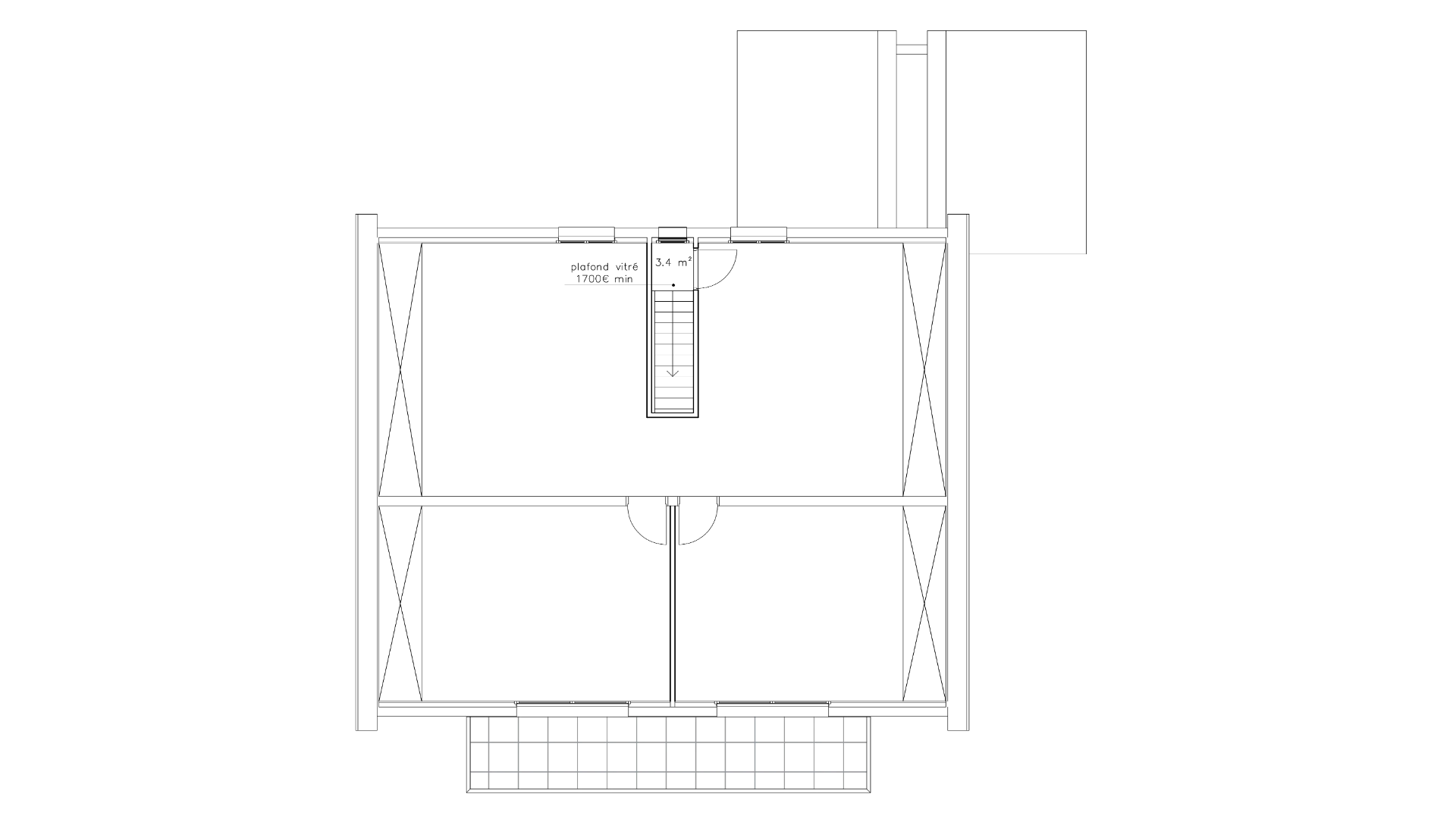 Plan — Le duplex, Combles