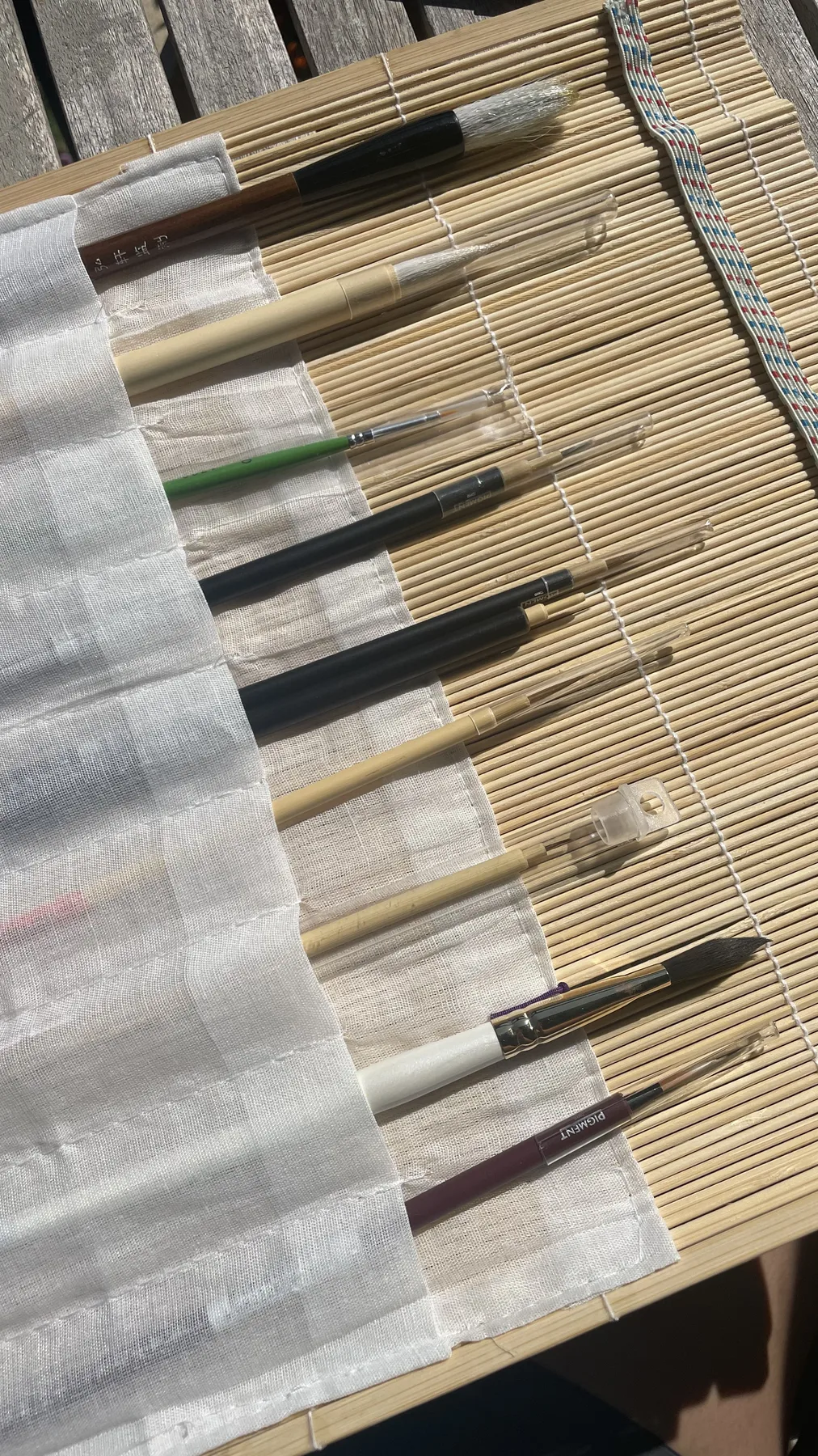 Aquarelle en cours à l'Atelier Modestine